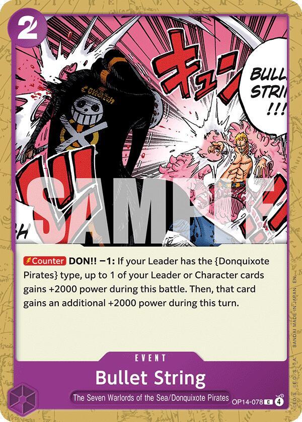 Bullet String - The Azure Sea's Seven - One Piece Card Game