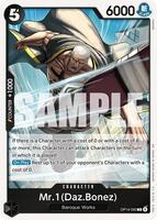 Mr.1(Daz.Bonez) - The Azure Sea's Seven - One Piece Card Game