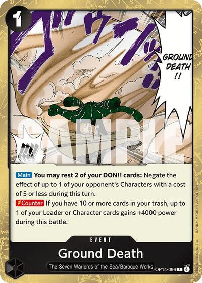 Ground Death card
