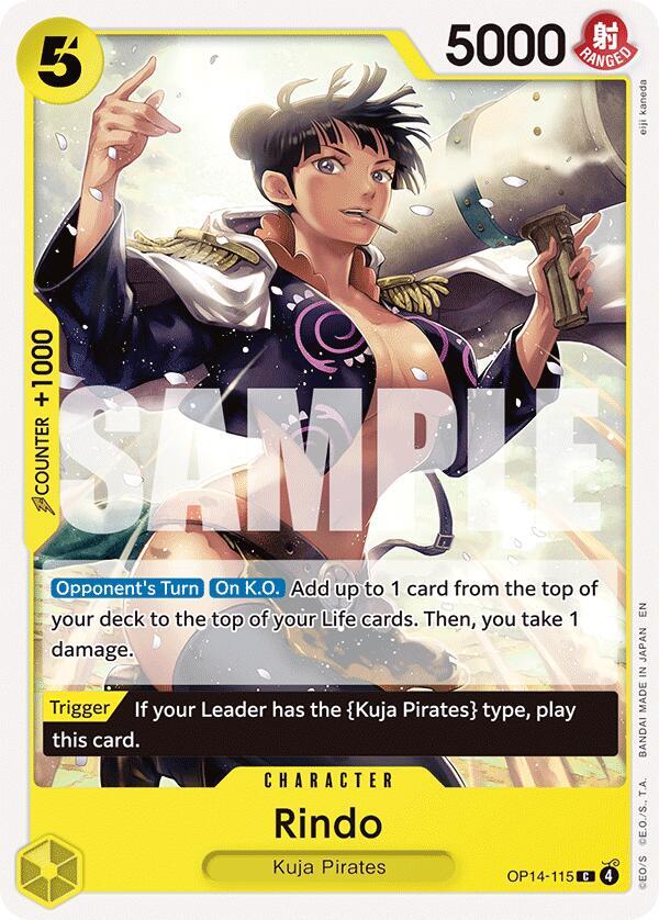 Rindo - The Azure Sea's Seven - One Piece Card Game - TCGplayer.com