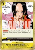 You'll Frighten Me - The Azure Sea's Seven - One Piece Card