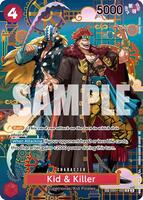 Kid & Killer - EB01-003 (SP) - The Azure Sea's Seven - One Piece