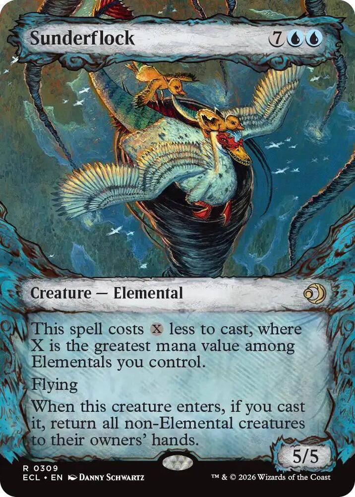 Sunderflock (Showcase) - Lorwyn Eclipsed - Magic: The Gathering
