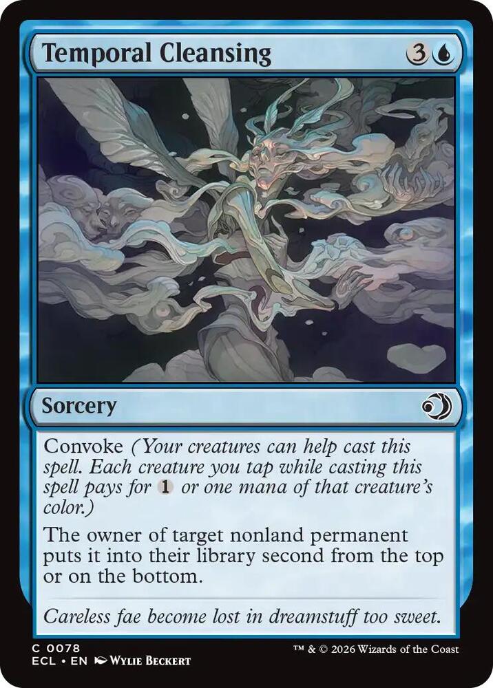 Temporal Cleansing - Lorwyn Eclipsed - Magic: The Gathering