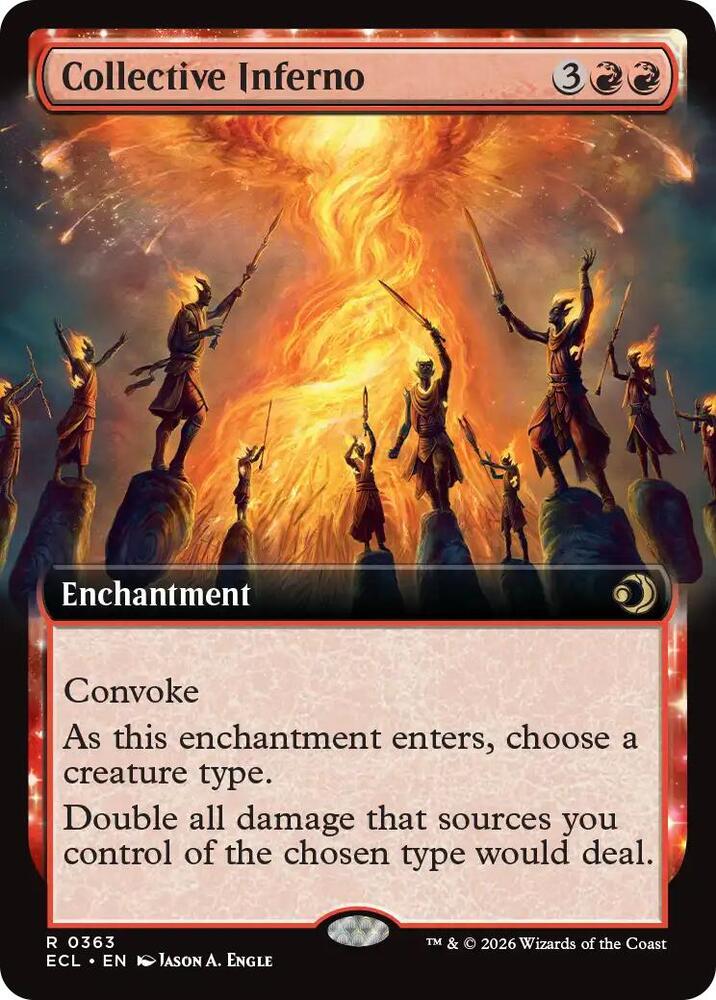 Collective Inferno (Extended Art) - Lorwyn Eclipsed - Magic: The