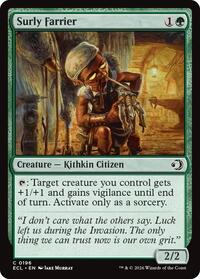 Surly Farrier - Lorwyn Eclipsed - Magic: The Gathering card