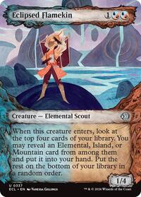 Eclipsed Flamekin (Showcase) - Lorwyn Eclipsed - Magic: The Gathering card