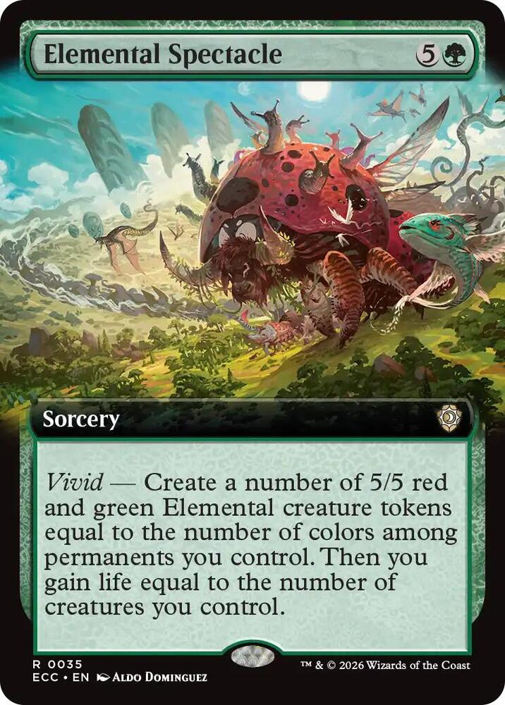 Elemental Spectacle (Extended Art) - Commander: Lorwyn Eclipsed