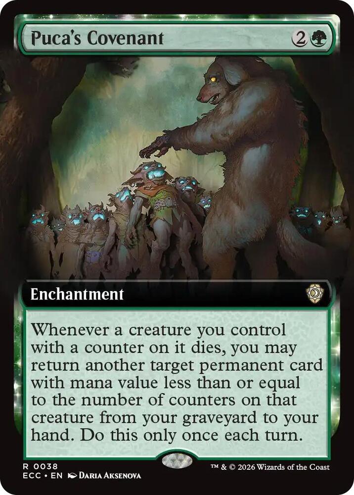 Puca's Covenant (Extended Art) - Commander: Lorwyn Eclipsed