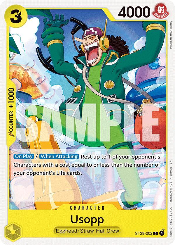 Usopp - Starter Deck 29: Egghead - One Piece Card Game - TCGplayer.com