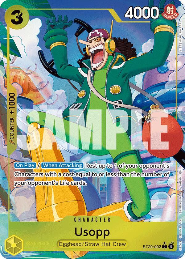 Usopp (Full Art) - Starter Deck 29: Egghead - One Piece Card Game