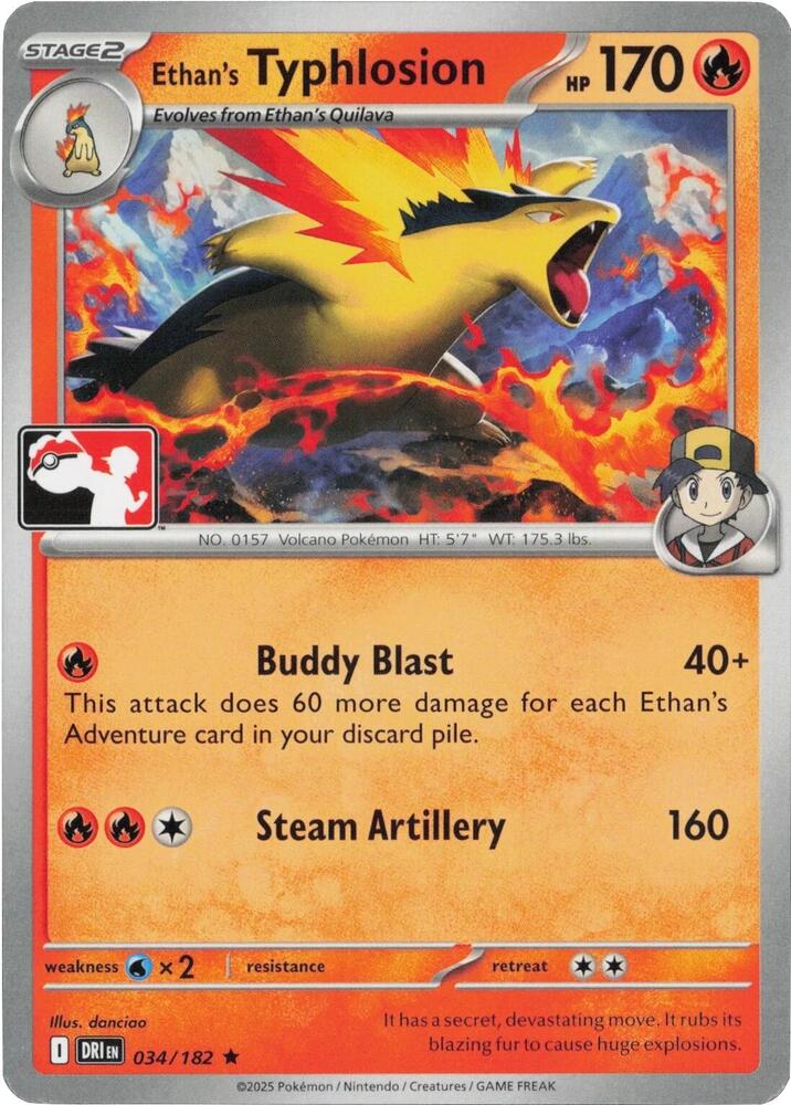Ethan's Typhlosion 034/182