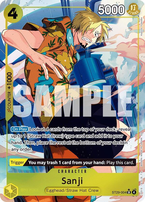Sanji (Full Art) - Starter Deck 29: Egghead - One Piece Card Game