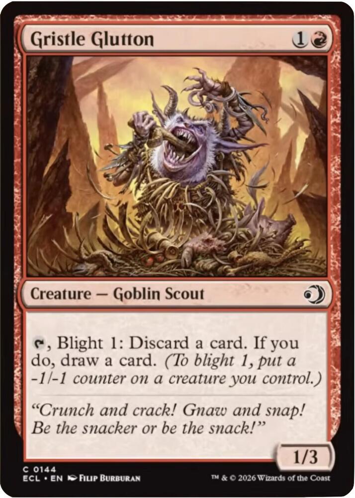 Gristle Glutton - Lorwyn Eclipsed - Magic: The Gathering