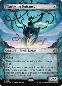 Flitterwing Nuisance (Showcase) - Lorwyn Eclipsed - Magic: The Gathering card