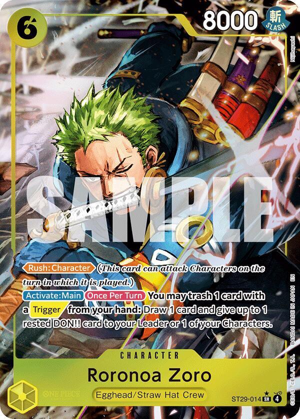 Roronoa Zoro (Full Art) - Starter Deck 29: Egghead - One Piece