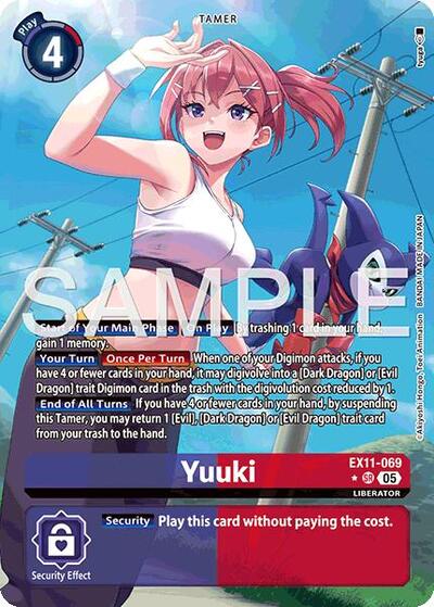 Yuuki (Alternate Art) card