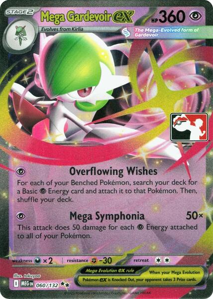 Mega Gardevoir ex - 060/132, Prize Pack Series Cards