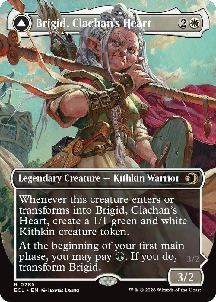 Brigid, Clachan's Heart (Borderless) - Lorwyn Eclipsed - Magic