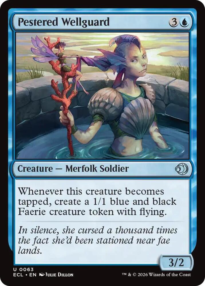 ミドルエイジ　Pyrian Spring middle ages MTG Pestered Wellguard - Lorwyn Eclipsed - Magic: The Gathering