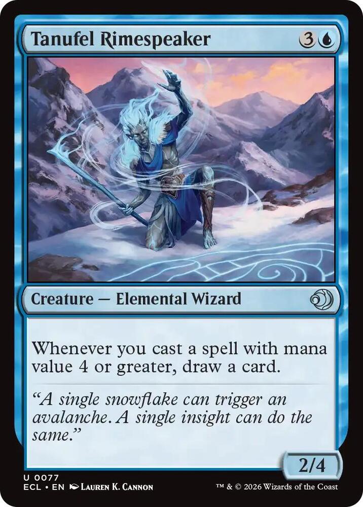 Tanufel Rimespeaker - Lorwyn Eclipsed - Magic: The Gathering