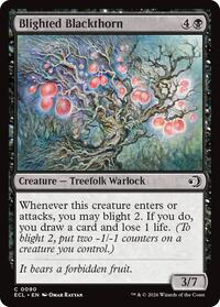 Blighted Blackthorn - Lorwyn Eclipsed - Magic: The Gathering card