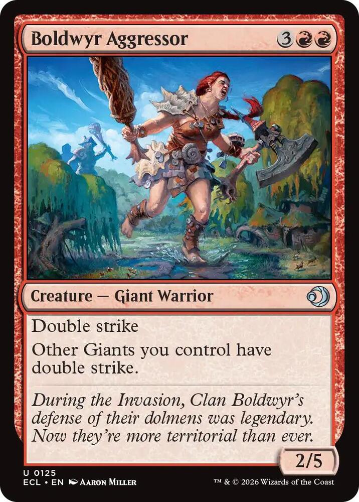 Boldwyr Aggressor - Lorwyn Eclipsed - Magic: The Gathering