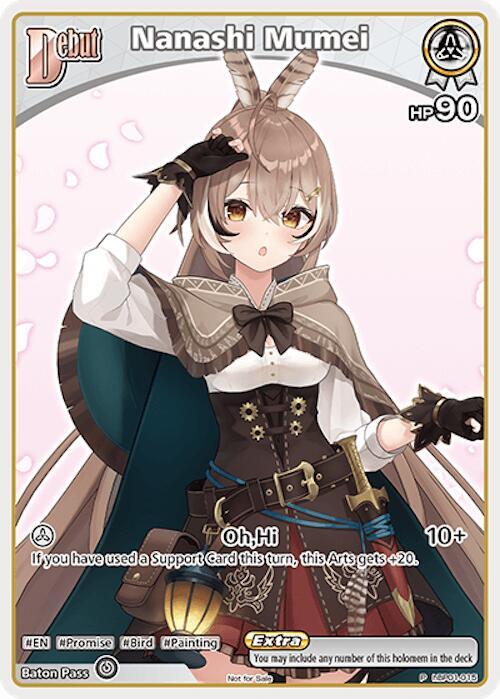 Nanashi Mumei (P) (hBP01-015) - hololive OFFICIAL CARD GAME Promos