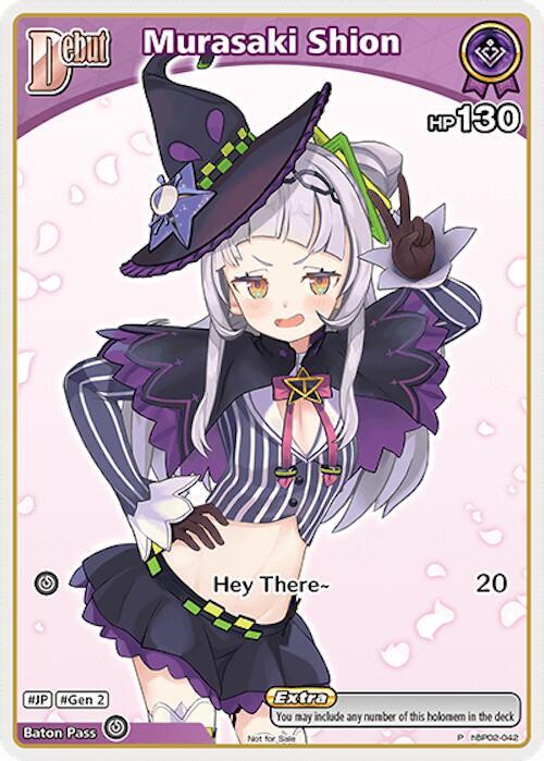 Murasaki Shion (P) (hBP02-042) - hololive OFFICIAL CARD GAME