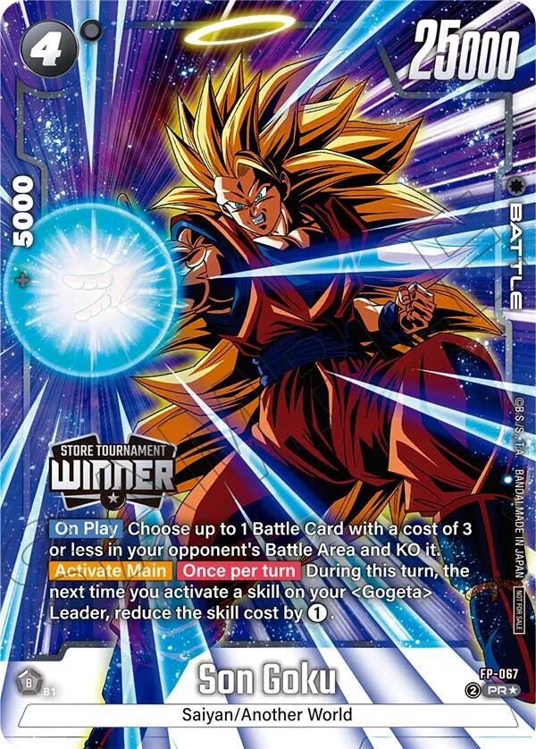 Son Goku (Tournament Pack -Winner- 09) - Tournament and