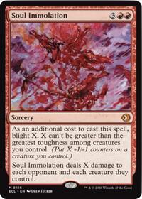 Soul Immolation - Lorwyn Eclipsed - Magic: The Gathering card