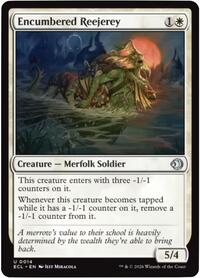 Encumbered Reejerey - Lorwyn Eclipsed - Magic: The Gathering card