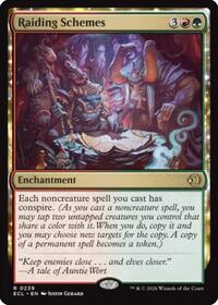 Raiding Schemes - Lorwyn Eclipsed - Magic: The Gathering card