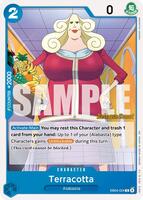 Terracotta - The Azure Sea's Seven Release Event Cards - One Piece