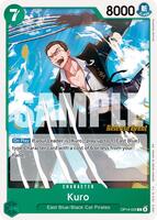 kuroinu0909 Kuro - The Azure Sea's Seven Release Event Cards - One Piece Card