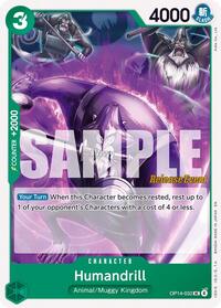 Humandrill (The Azure Sea's Seven Release Event Cards)