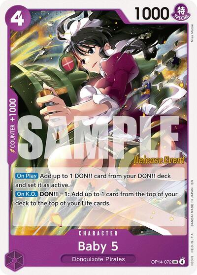 Baby 5 card