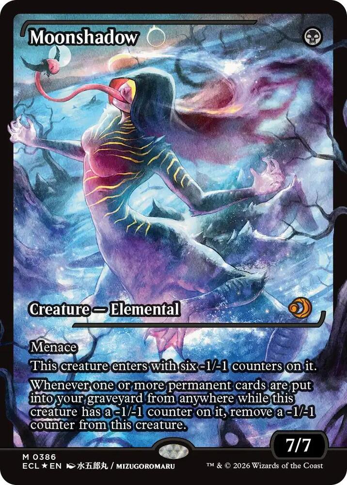 Moonshadow (0386) (Showcase) - Lorwyn Eclipsed - Magic: The