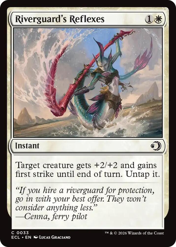 Riverguard's Reflexes - Lorwyn Eclipsed - Magic: The Gathering