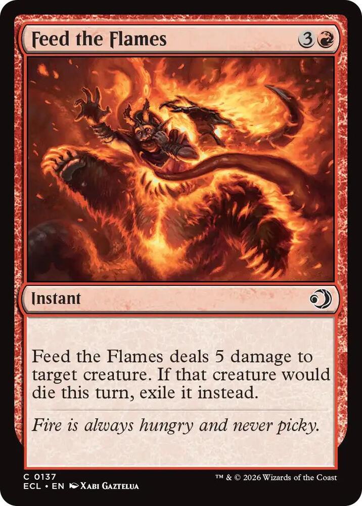 Feed the Flames - Lorwyn Eclipsed - Magic: The Gathering