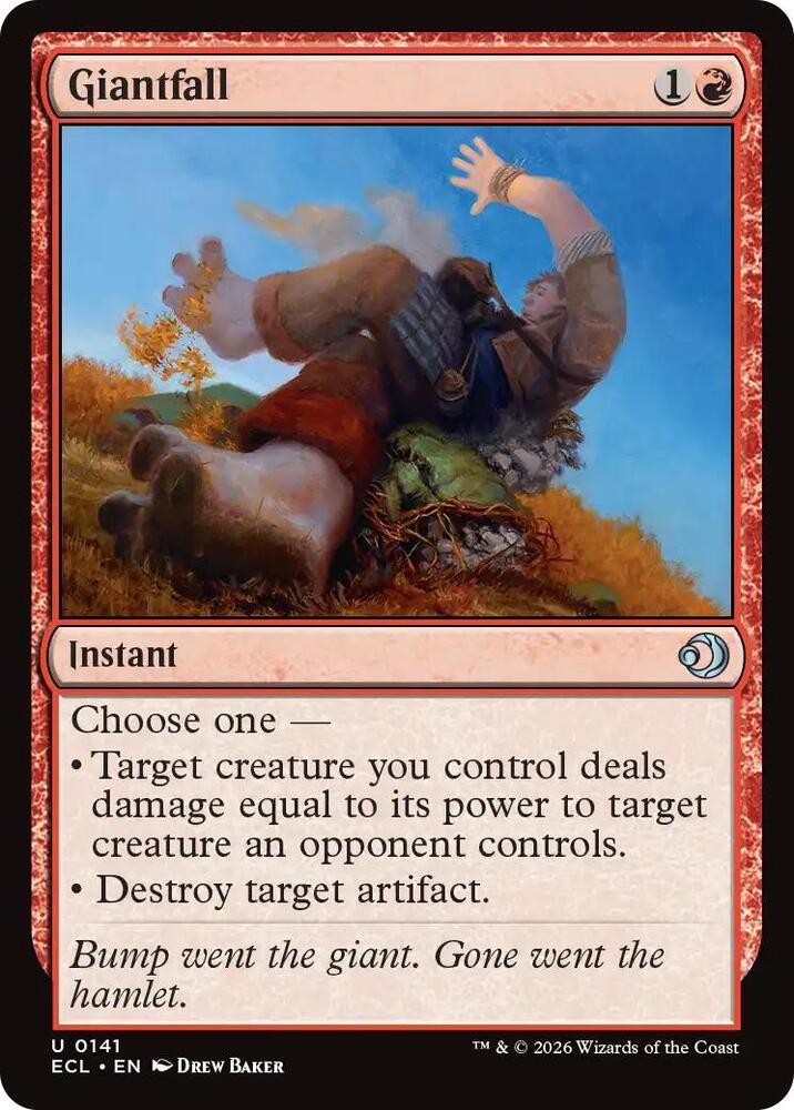 Giantfall - Lorwyn Eclipsed - Magic: The Gathering - TCGplayer.com