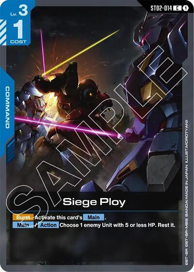 Siege Ploy card