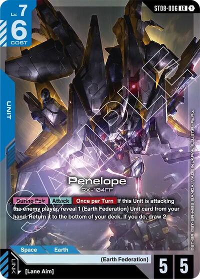 Penelope (LR) card