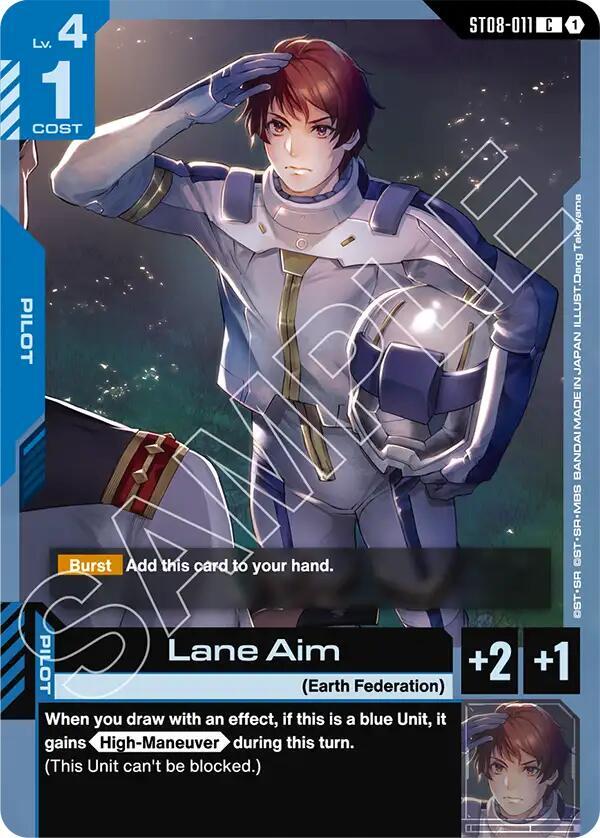 Lane Aim - Starter Deck 08: Flash of Radiance - Gundam Card Game