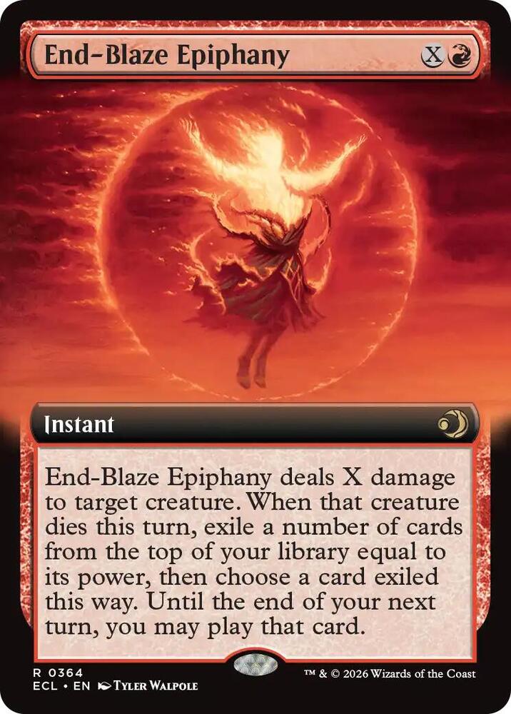 End-Blaze Epiphany (Extended Art) - Lorwyn Eclipsed - Magic: The
