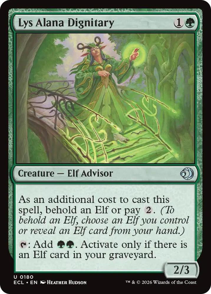 ELAN　THE ANSWER 151 Lys Alana Dignitary - Lorwyn Eclipsed - Magic: The Gathering