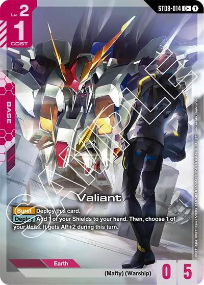 Valiant (C+) card