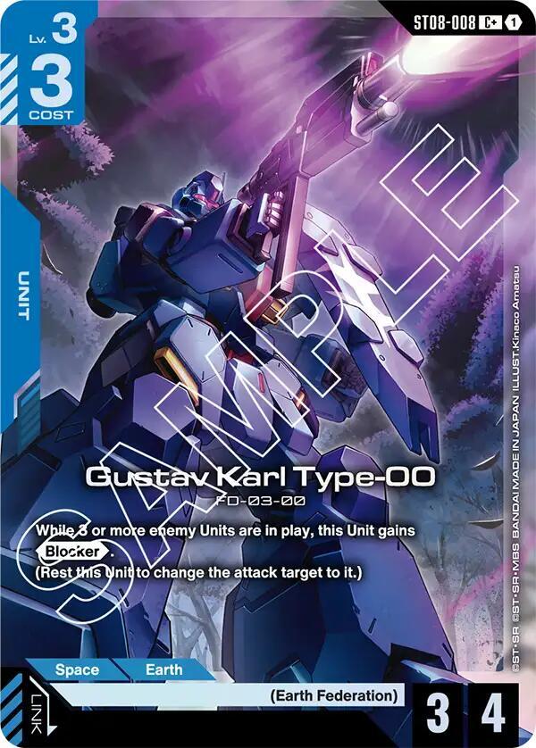 Gustav Karl Type-00 (C+) - Starter Deck 08: Flash of Radiance