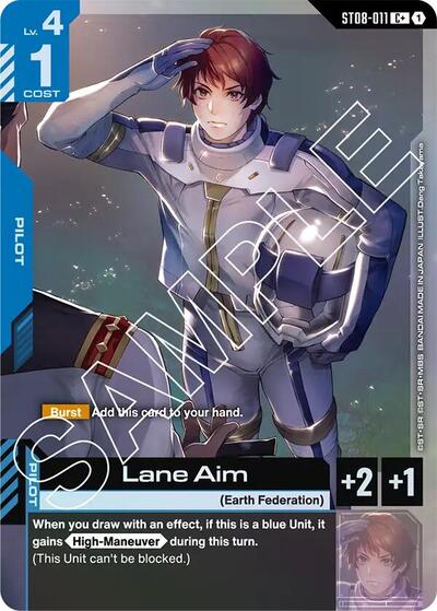 Lane Aim (C+) Starter Deck 08: Flash of Radiance C+ Gundam card — value and price