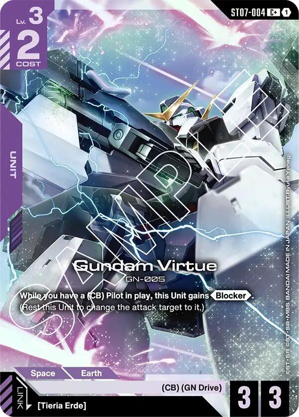 Gundam Virtue (ST07-004) (C+) - Starter Deck 07: Celestial Drive